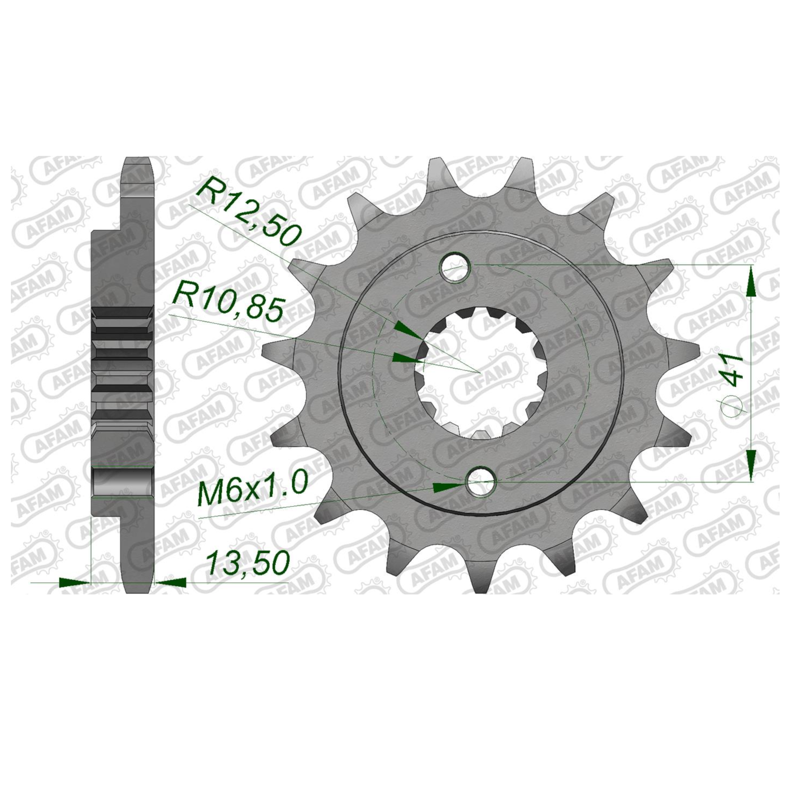Sprocket for HONDA XRV 650 Africa Twin 1988-1989 16T Front AFAM