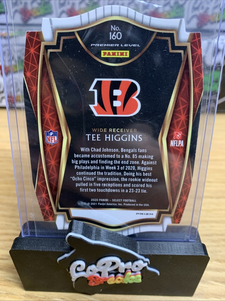 2020 Select Tee Higgins Premier Level Orange Die-Cut RC #160 SP