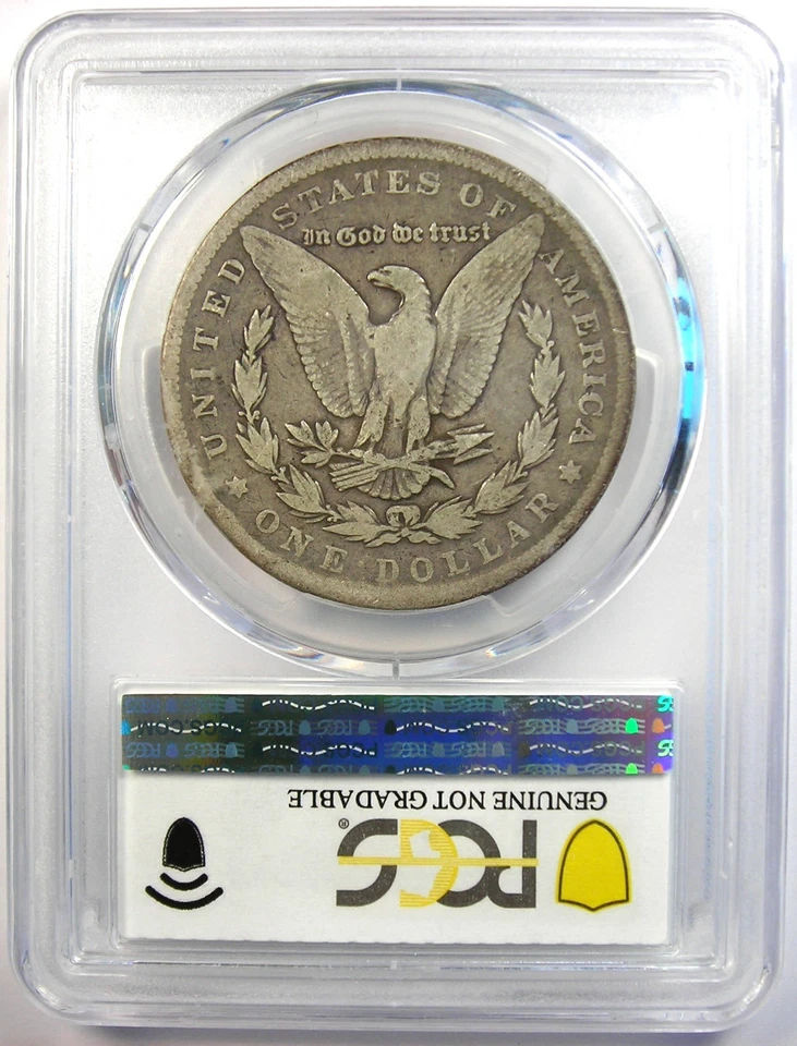 Moneda de 1 dólar de plata Morgan 1894-P 1894. Certificado PCGS Buen Detalle - Fecha Rara Foto 3 de 4