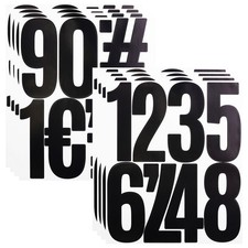 5 Inch Vinyl Number Stickers,88 Pieces Self-Adhesive Large Numbers 0-9