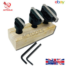 New Fly Cutter Set Cutting Milling Hardened Tool Bit Shank 3/4'' To 1-1/2" UK