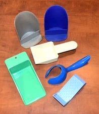 Tupperware Vintage Assortment Lot of Scoops, Grater Zester, Gadgets, Etc. - NEW