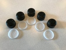 NUEVO JUEGO DE 5 SMIDGETS TUPPERWARE CON SELLOS NEGRO NUEVO PRECINTADO ENVÍO GRATUITO