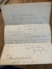Pair Civil War Dispatch July 1864 Dana Olcott Vincent Veith NY Antique Letter