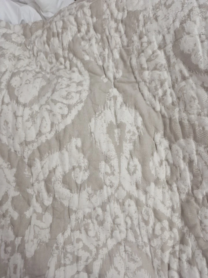 COLCHA IKAT ARTESANAL DE GRANERO DE CERÁMICA DEEPIKA PADUKONE, ropa de cama queen/completa Foto 4 de 4