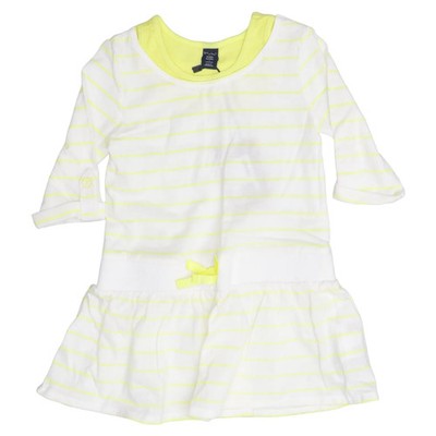 BabyGap, Kleid, Größe: 92, Weiß/Gelb, Baumwolle/Polyester, Streifen #YiW