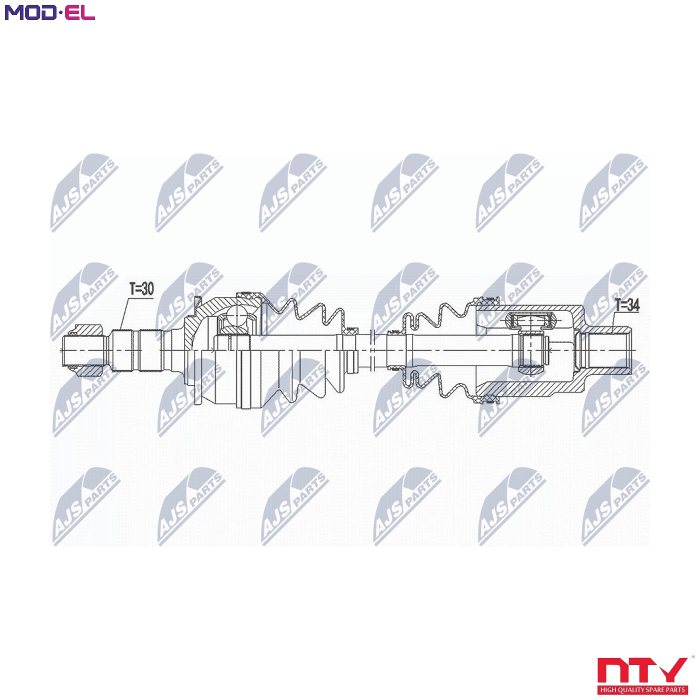 N.T.Y. NPW-PL-103.NTY Drive Shaft for OPEL,VAUXHALL - Image 11