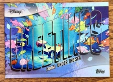 Topps Disney Wonder Seasons Greetings inserts - YOU PICK! Complete your set!