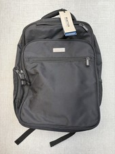 Kenneth Cole Reaction Brooklyn Commuter Backpack Black 22" RFID Laptop Travel