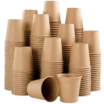 Lamosi 600 Pack 3 OZ Kraft Paper Cups, Disposable Bathroom Cups, Small Mouthw...