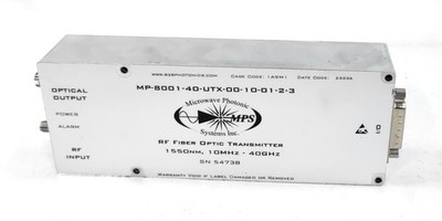 Microwave Photonic 10Mhz-40Ghz RF Fiber Optic Transmitter 1550NM MP-8001-40