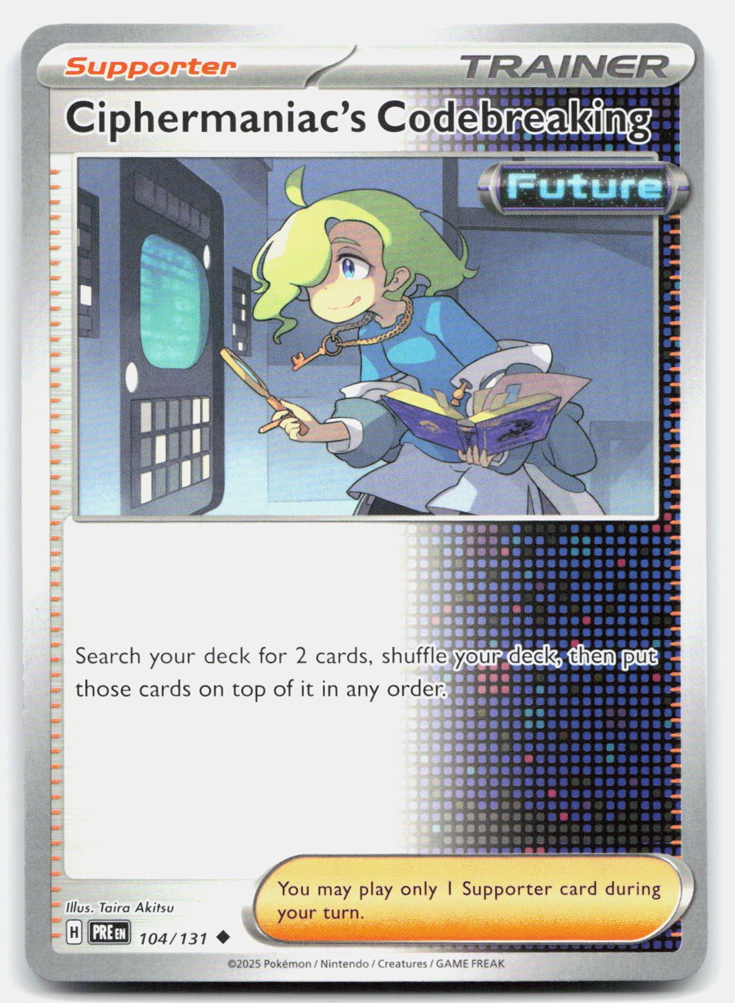 Ciphermaniac's Codebreaking - 104/131 - SV: Prismatic Evolutions - NM