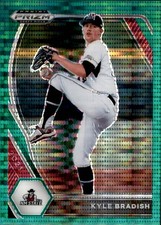 2021 Panini Prizm Draft Picks #PDP194 Kyle Bradish Green Pulsar Prizm