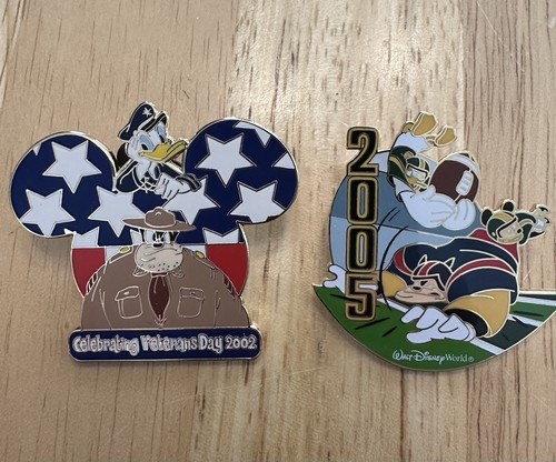 Disney Donald Duck & Pete Pins 2002 & 2005 Set Of 2 LE | eBay