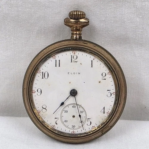 Antique 1894 Elgin Model 5 Grade 73 18s 7j Jewel Pocket Watch Non Working