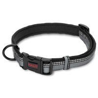 Komforthalsband Schwarz S Verstellbar Neopren 3M-Reflektor Halti