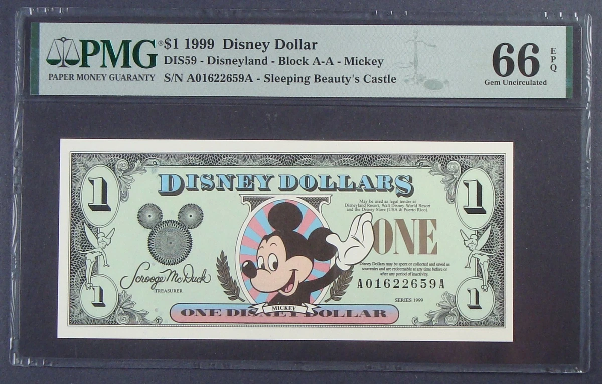 Доллары Disney (с 1968 г. по настоящее время) - огромный выбор по