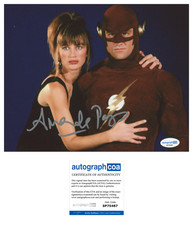 Amanda Pays 'The Flash' Actress Signed 8x10 Photo 'Christina McGee' ACOA