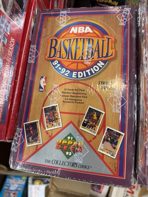 #ad #ad 1991 92 UPPER DECK BASKETBALL LOW NUMBER BOX 36 PACKS $74.99