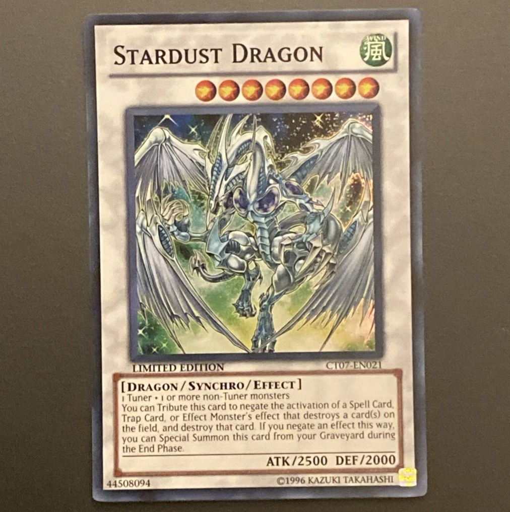 Stardust Dragon Yu-Gi-Oh! TCG Super Rare Individual Collectible