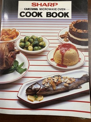 Vintage Sharp Carousel Microwave Oven Cook Book Osaka Japan