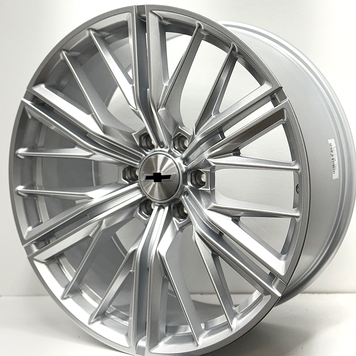 24” Silver ZL1 Chevy OE Replica Wheels fits 2026 Silverado 1500