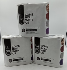 QLE Bamboo Toilet Paper 4 Pack 3 Ply 300 Sheets Bamboo RV Toilet Paper Rolls 3ct