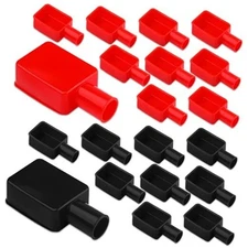 PCS Battery Terminal Covers Cap, Positive Negative Insulating Protector, Car 20