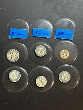 LOT OF 9 GLASS POCKET WATCH CRYSTALS SIZE 15 REPLACEMENT PARTS