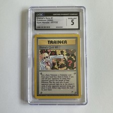 Blaine's Quiz #1 Gym Heroes 97/132 CGC 5 Pokemon 2000 TCG on eBay