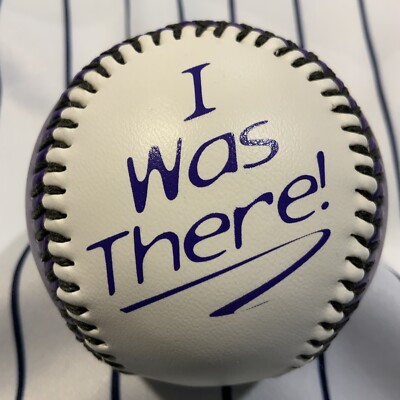 Colorado Rockies 1998 All Star Game  I Was There  souvenir baseball ball