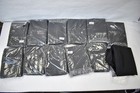 Lot Of 12 Rectangular Table Cloths Black 60" x 126" Polyester 10345100