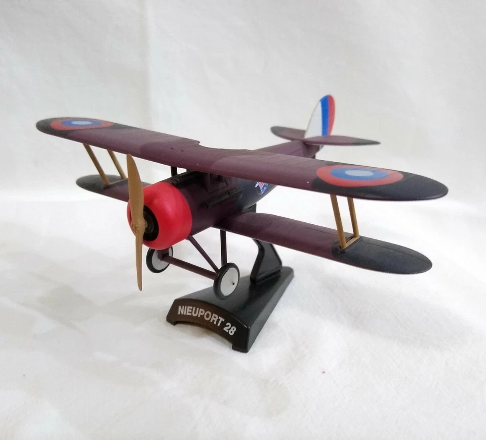 NIEUPORT 28 Delprado scala 1/64 aereoplano modellino aereo model car USA - Immagine 2 di 4