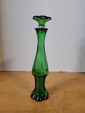 VTG 1970s Emerald Green Glass Avon Perfume Bottle