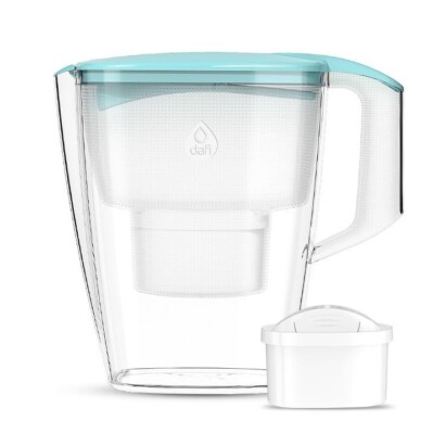 Grüne Wasserfilterkanne 3 Liter mit intelligentem LED-Sensor und Unimax Kartusche
