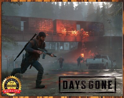 Days Gone - Sony Interactive Entertainment - Video Game - Metal Sign 11 x 14