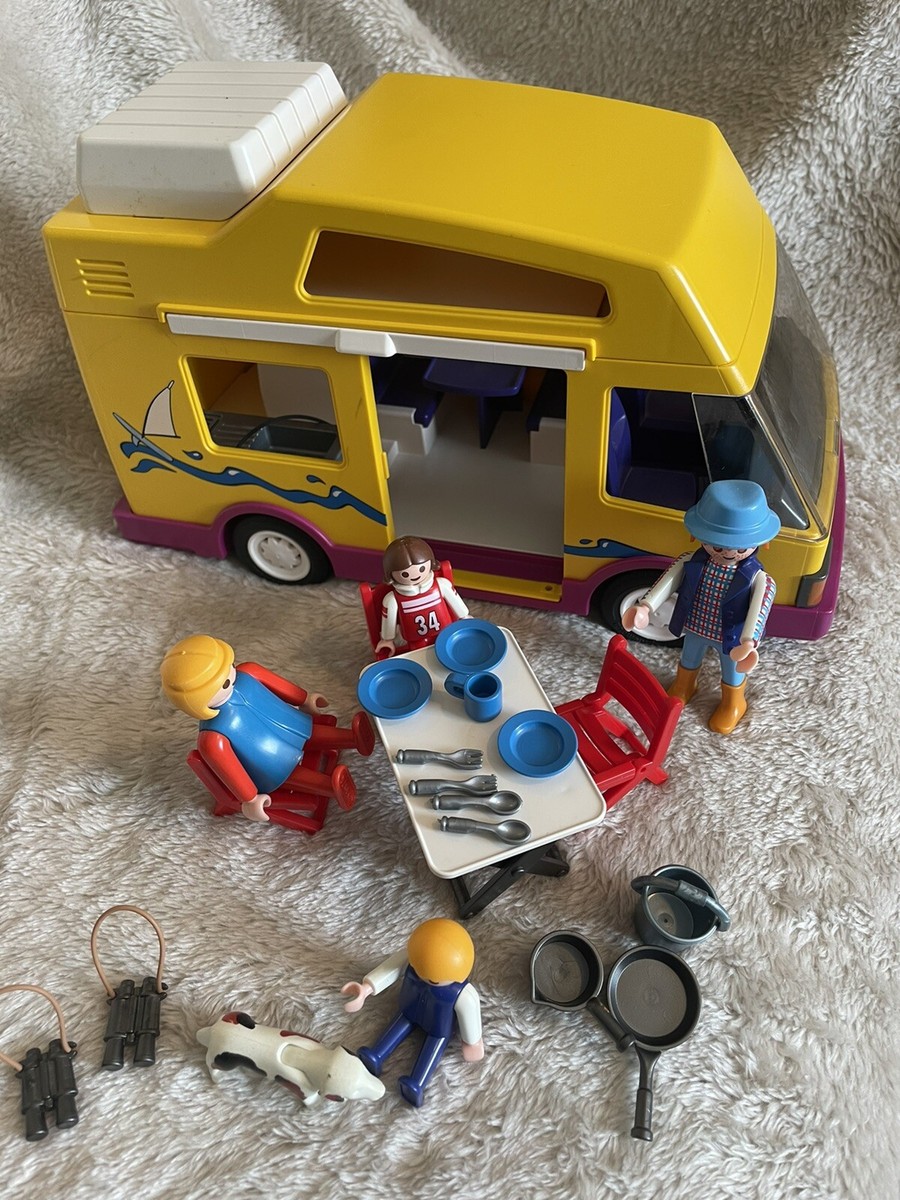 Playmobil Vintage RV Camper Family Playset,