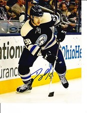 COLUMBUS BLUE JACKETS DAVID SAVARD SIGNED MAKING PASS 8X10