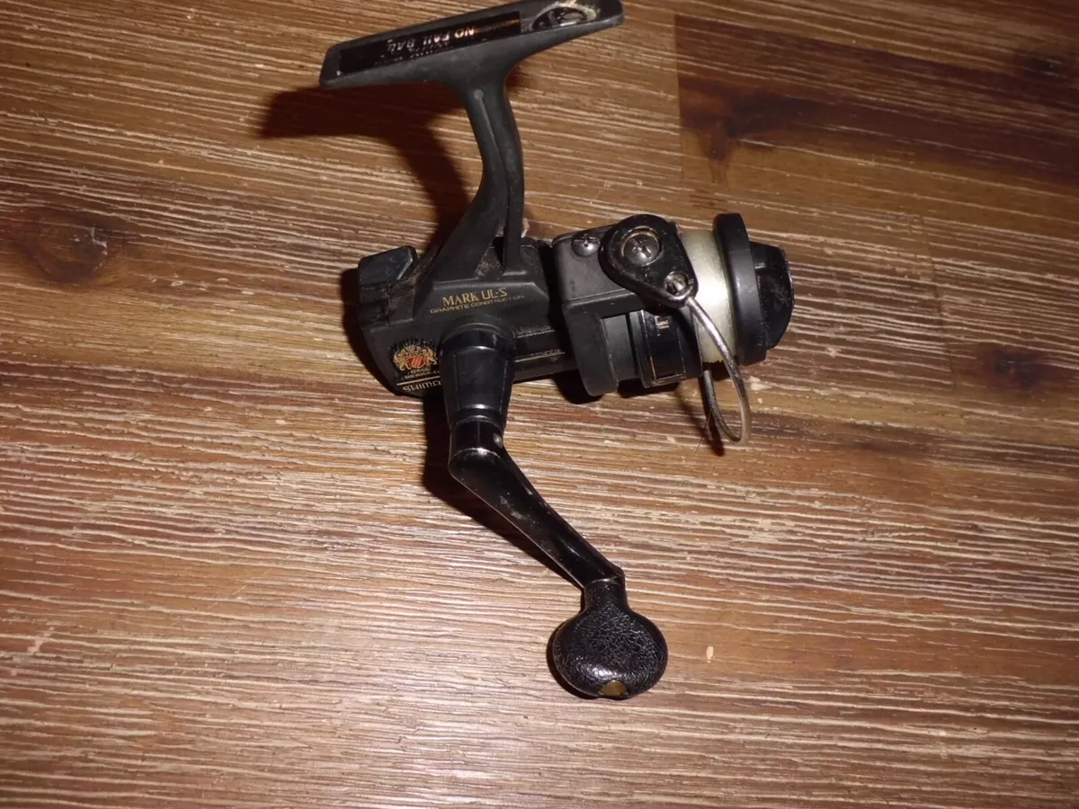 Vintage SHIMANO Mark UL-S Ultra Light Spinning Reel made in Japan