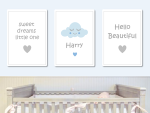 personalised baby room decor