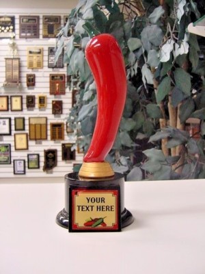 CHILI COOK-OFF TROPHY AWARD COOK OFF POT COOKING FUN!   NB6 #
