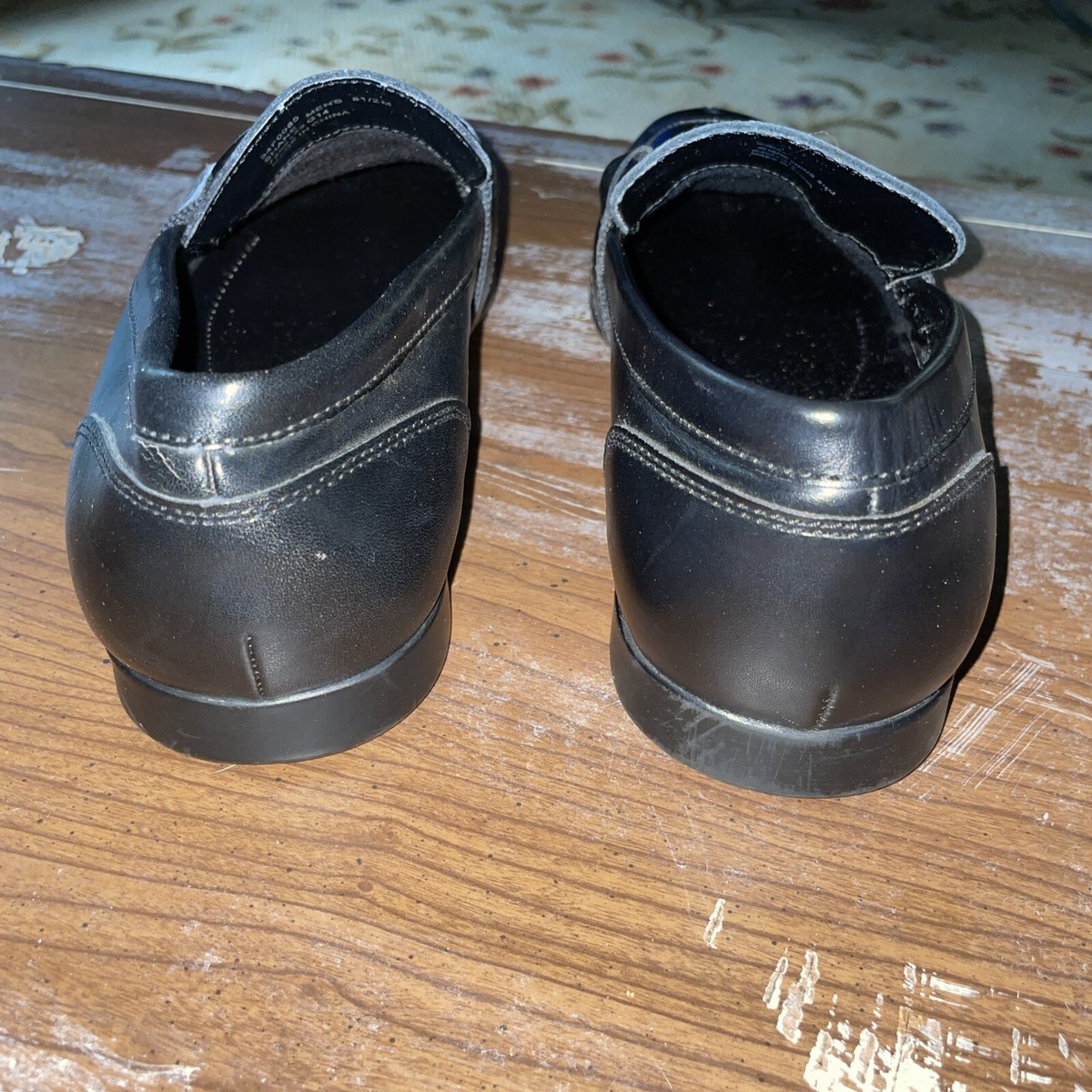 Calvin Klein Mens Shane Slip On Dress Shoe Size 8.5 Black | eBay