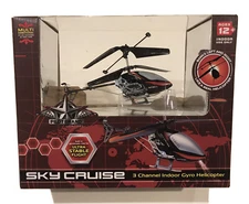 Pilot Brand Sky Cruise 3 Channel Indoor  Remote Control Gyro Helicopter - NEW!