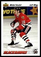 1991-92 Upper Deck #374 Michel Goulet Chicago Blackhawks