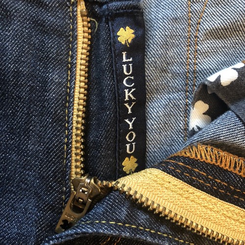 Jeans da donna blu Lucky Brand ZOE gamba dritta lavaggio medio taglia 10/30 - Foto 3 di 11