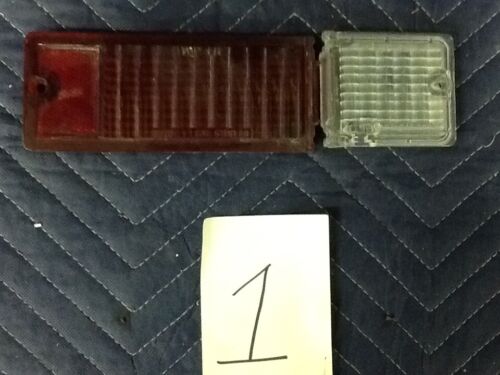 68 69 Chevy Nova Original Left Tail Light and Reverse Lenses 1 - Picture 1 of 2