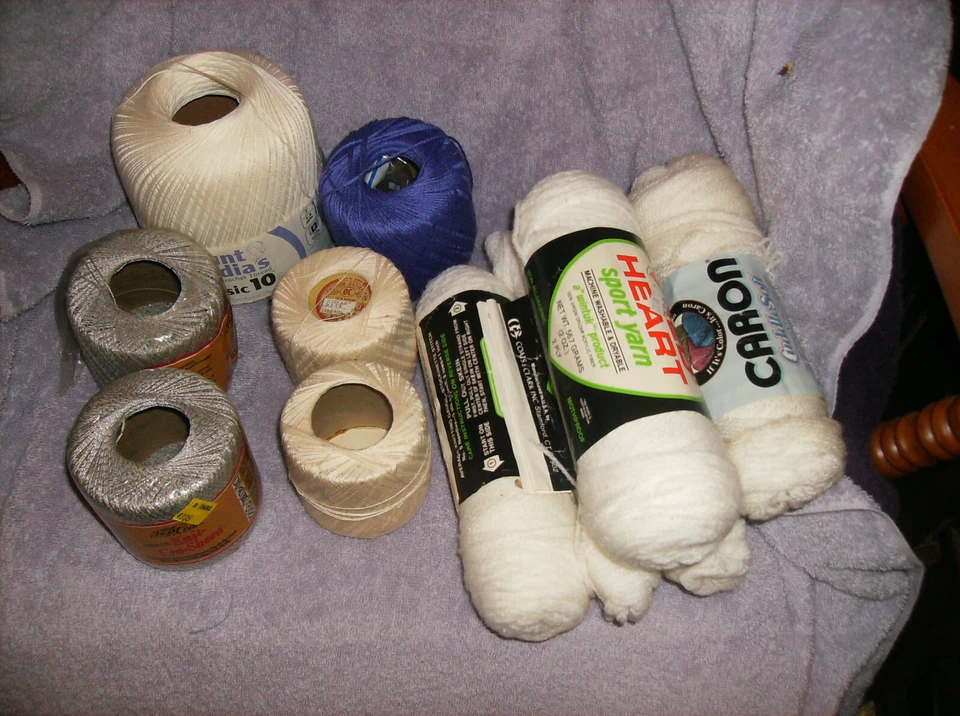 5 LG SKEIN RED HEART JEWELTONES 5356 PURPLE STAR YARN MADE IN US 6 OZ x 5 30 OZ - Image 4 of 4