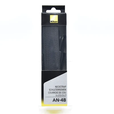 [Brand New] Nikon AN-4B Neck Strap Camera Strap Black For SLR DSLR Japan #240039 - Image 1 of 4