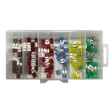 105 Piece ATR / APT Micro2 32V Mini Blade Car Fuse Assortment Kit - 5A to 30 Amp