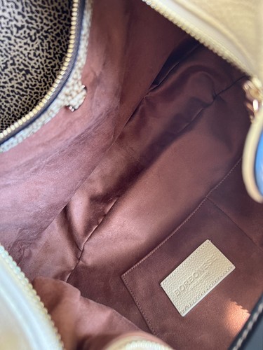 Borbonese handbag women leather pre-owned cute and great style - Picture 3 of 7